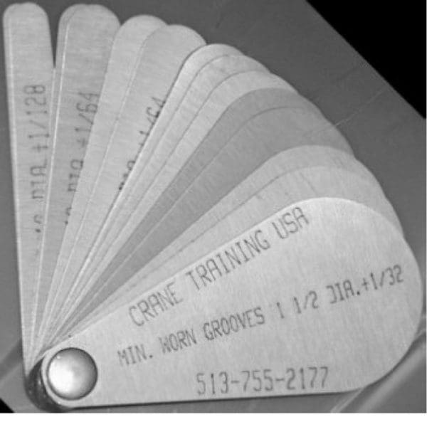 Adjustable Hoist Load Chain Inspection Gauge